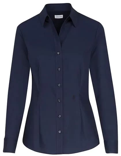Women´s Blouse Slim Fit Long Sleeve - Dark Blue
