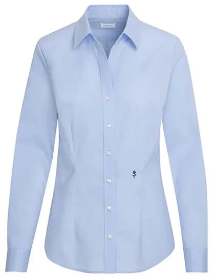 Women´s Blouse Slim Fit Long Sleeve - Light Blue