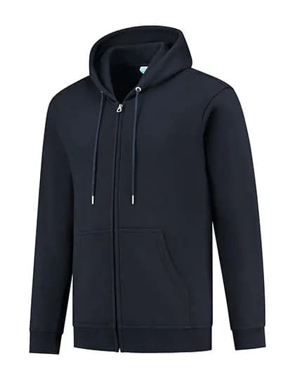 Unisex Full Zip Hooded Jacket - Deep Navy