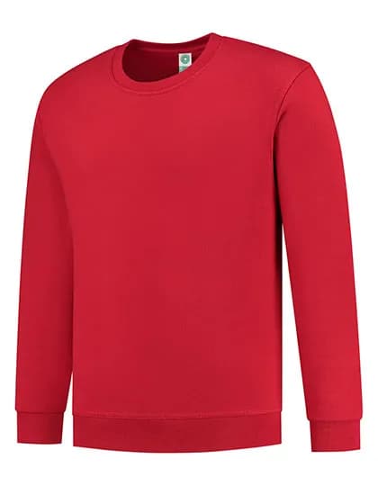 Unisex Crew Neck Sweat - Bright Red