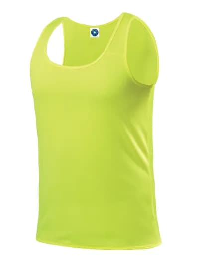 Men´s Running Vest - Fluorescent Yellow