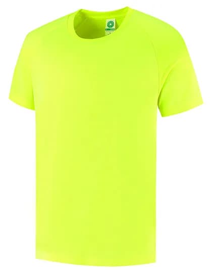 Unisex Recycled Multi Sport T-Shirt - Fluorescent Yellow