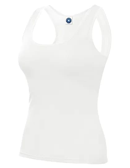 Racer Back Vest - White