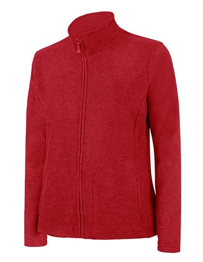 Ladies´ Full Zip Fleece Jacket - Bright Red