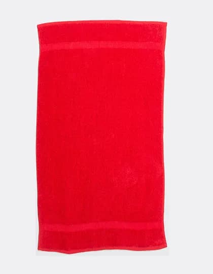 Luxury Hand Towel - Red