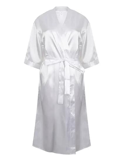 Ladies´ Satin Robe - White