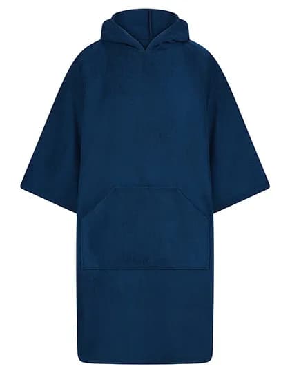 Adults´ Towelling Poncho - Navy