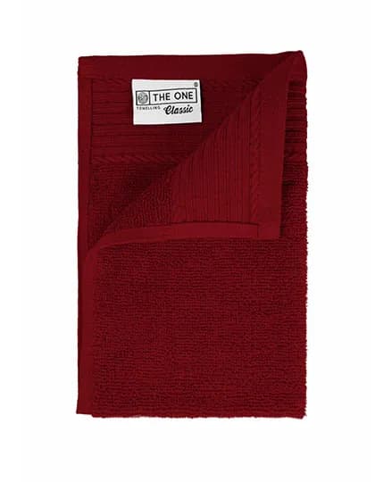 Classic Guest Towel - Burgundy