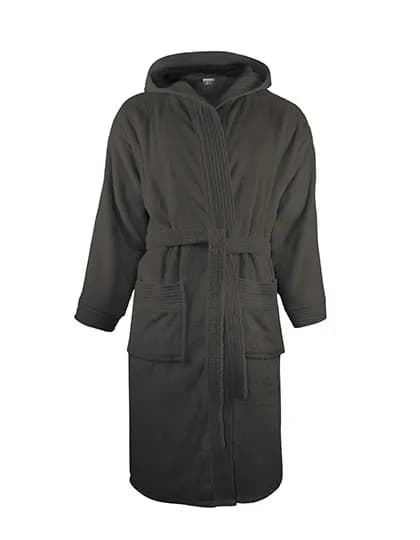 Bathrobe Hooded - Anthracite