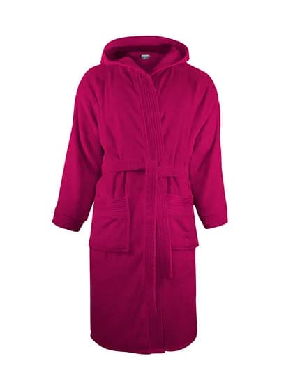 Bathrobe Hooded - Magenta