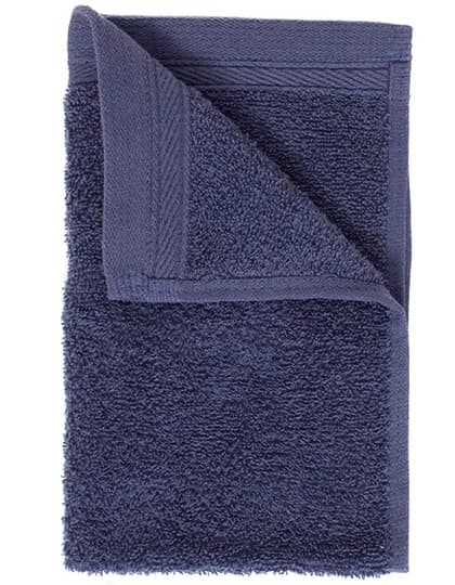 Organic Guest Towel - Denim Faded