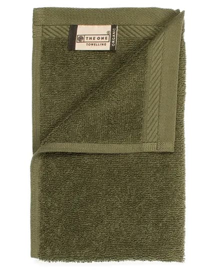 Organic Guest Towel - Olive Green