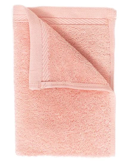 Organic Guest Towel - Salmon