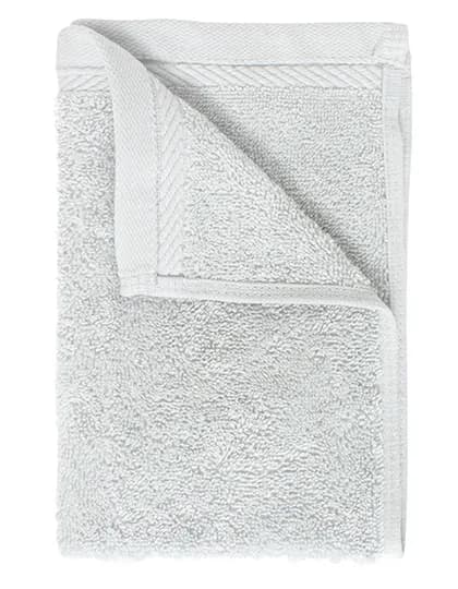 Organic Guest Towel - Silver Grey
