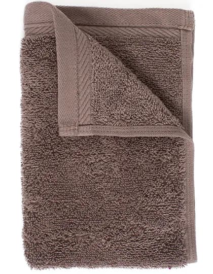 Organic Guest Towel - Taupe