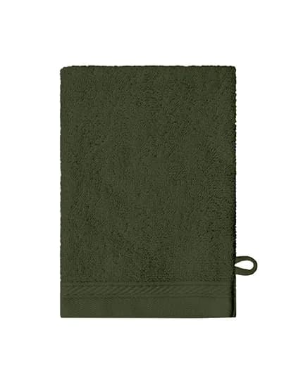 Organic Washcloth - Olive Green