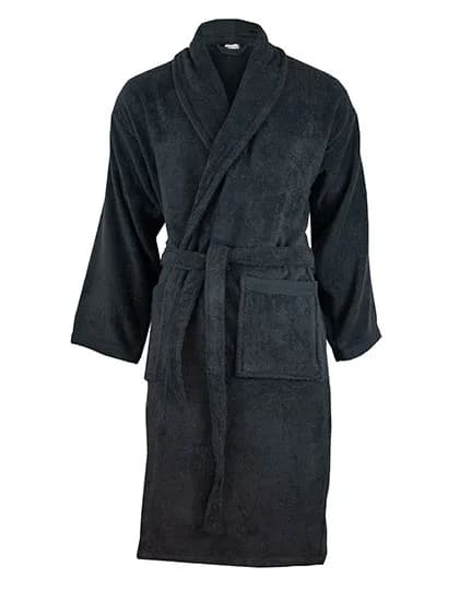 Organic Bathrobe - Anthracite