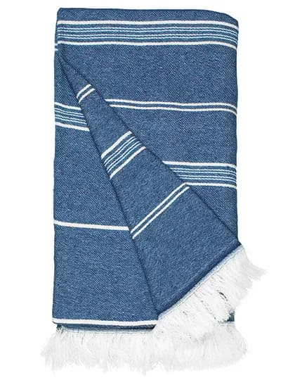 Recycled Hamam Towel - Navy Blue