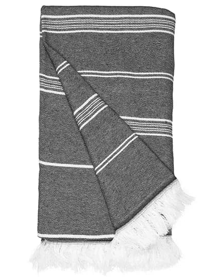 Recycled Hamam Towel - Steel Grey