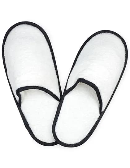 Slippers - White/Black
