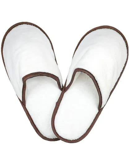 Slippers - White/Taupe