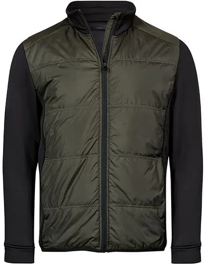 Hybrid-Stretch Jacket - Deep Green/Black