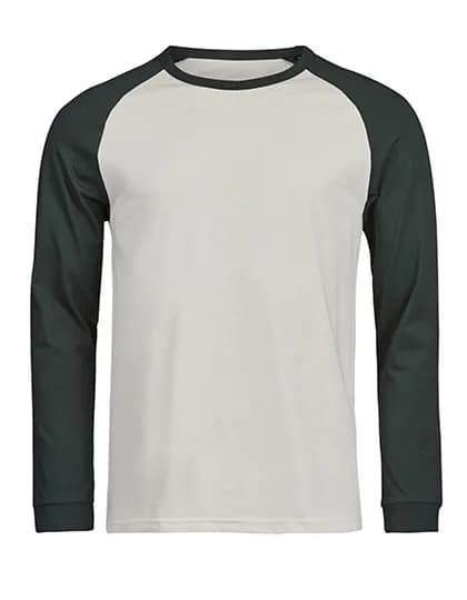 UNLABELED Baseball Tee - Cement/Dark Green