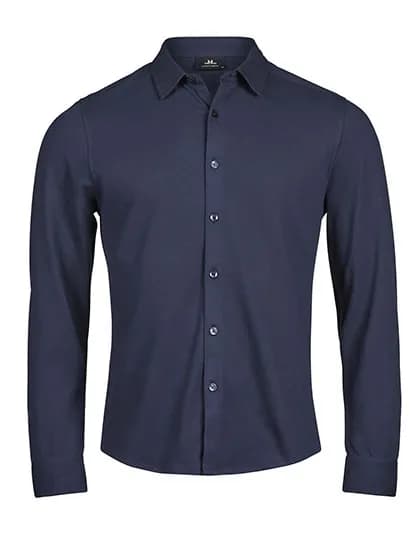 Luxury Stretch Shirt - Navy