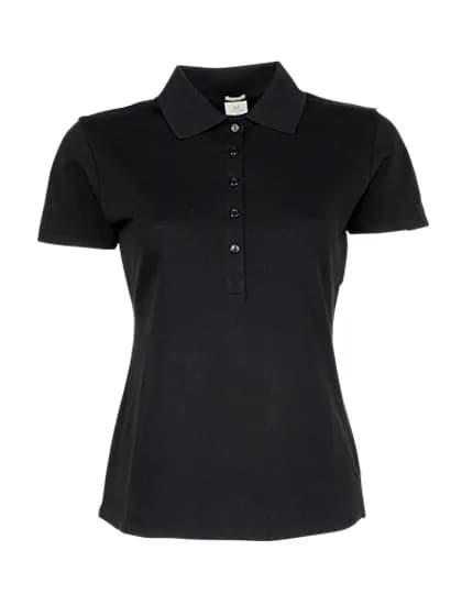 Women´s Luxury Stretch Polo - Black