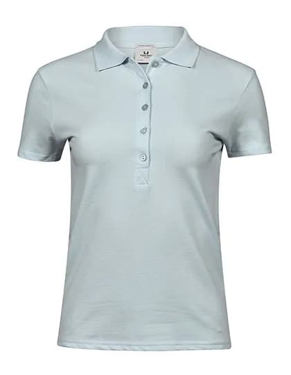Women´s Luxury Stretch Polo - Ice Blue
