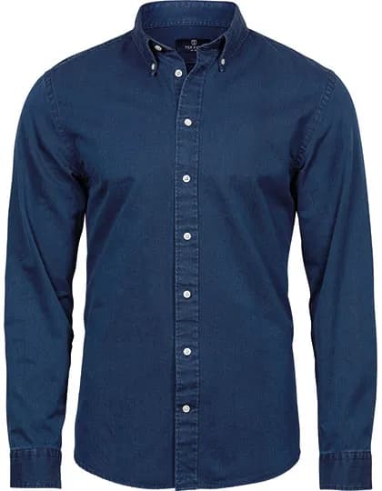 Men´s Casual Twill Shirt - Indigo