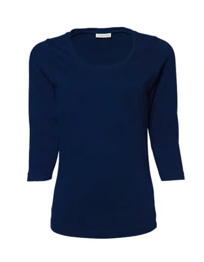 Women´s Stretch 3/4 Sleeve Tee - Navy