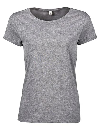 Women´s Roll-Up Tee - Heather Grey
