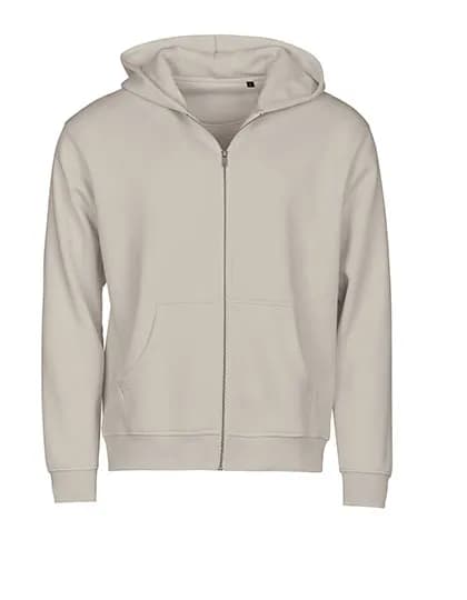 UNLABELED Hooded Full Zip Sweatshirt - Cement