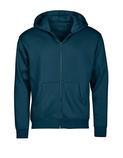 UNLABELED Hooded Full Zip Sweatshirt - Ink Blue