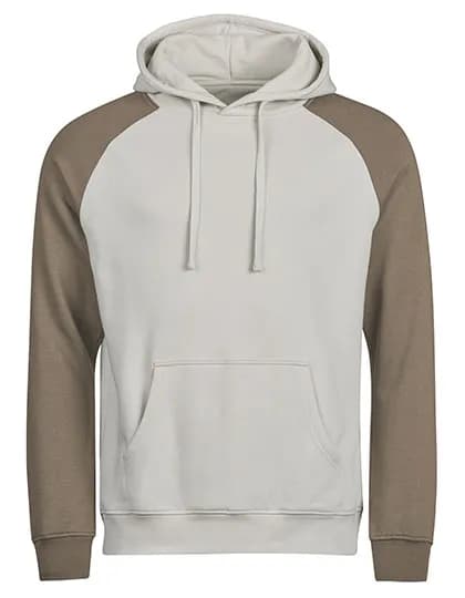 UNLABELED Two-Tone Hooded Sweatshirt - Cement/Clay