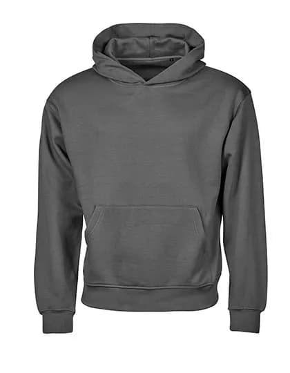 UNLABELED Heavy Loose Fit Hooded Sweatshirt - Powder Grey