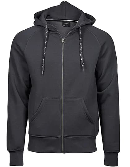 Men´s Fashion Full Zip Hood - Dark Grey (Solid)