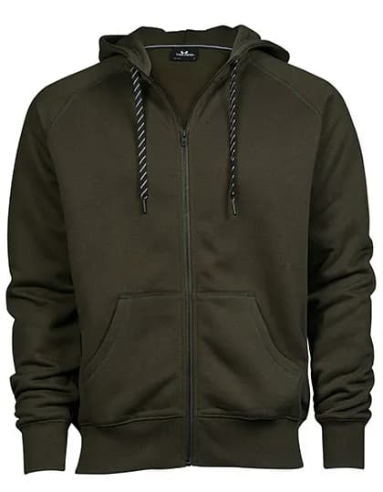 Men´s Fashion Full Zip Hood - Dark Olive