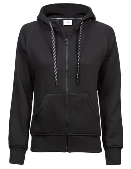 Women´s Fashion Full Zip Hood - Black