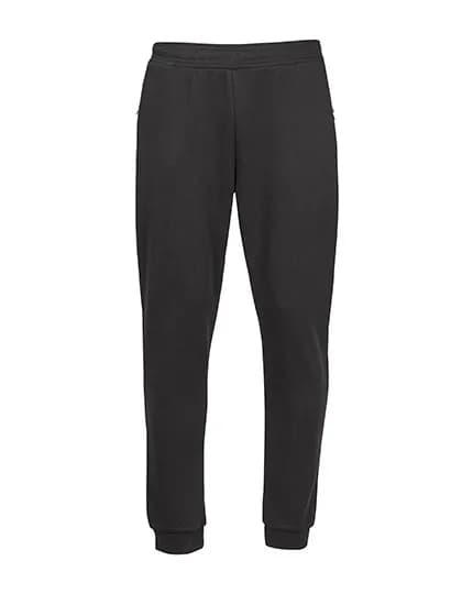 Ribbed Interlock Pants - Black