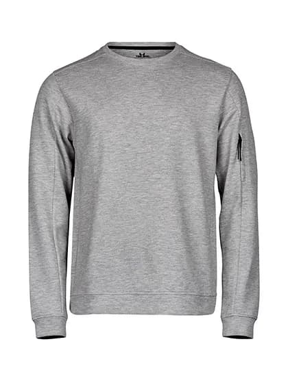 Athletic Crew Neck Sweat - Heather Grey