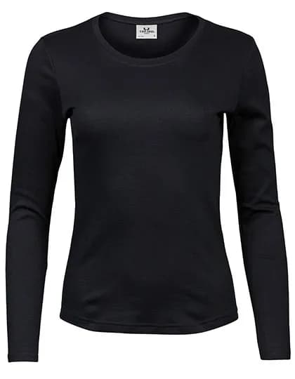 Women´s Long Sleeve Interlock Tee - Black