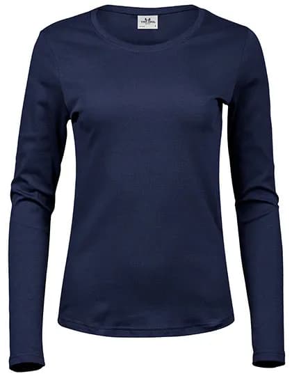 Women´s Long Sleeve Interlock Tee - Navy