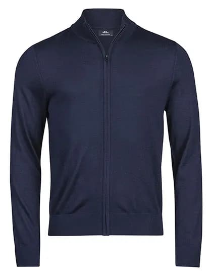Full Zip Knit - Navy