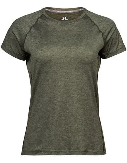 Women´s CoolDry Tee - Olive Melange
