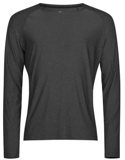 Long Sleeve CoolDry Tee - Black Melange