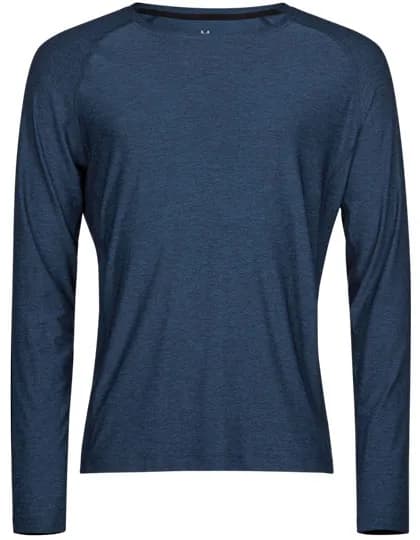 Long Sleeve CoolDry Tee - Navy Melange