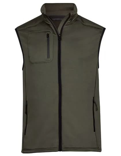 Stretch Fleece Bodywarmer - Deep Green