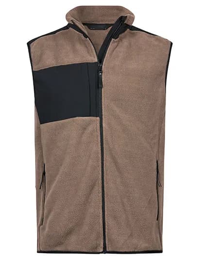 Mountain Fleece Bodywarmer - Clay/Black